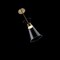 Dweled Chandra 14in LED Mini Pendant 3000K in Aged Brass PD-872 - alternate 3